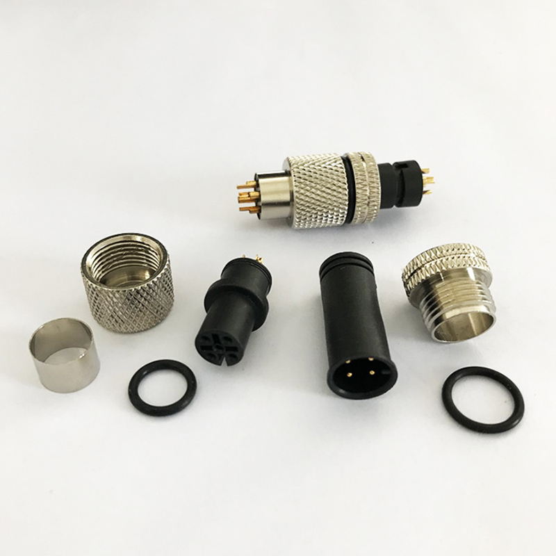 M12-4P防水公母...