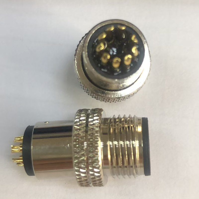 M12-9P防水公头...