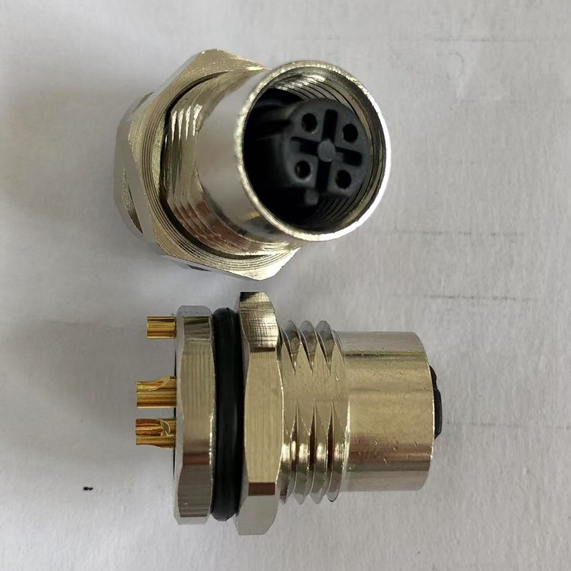 M12-4P防水母座...