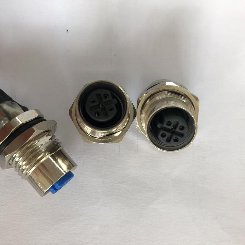 M12-4P防水母座...